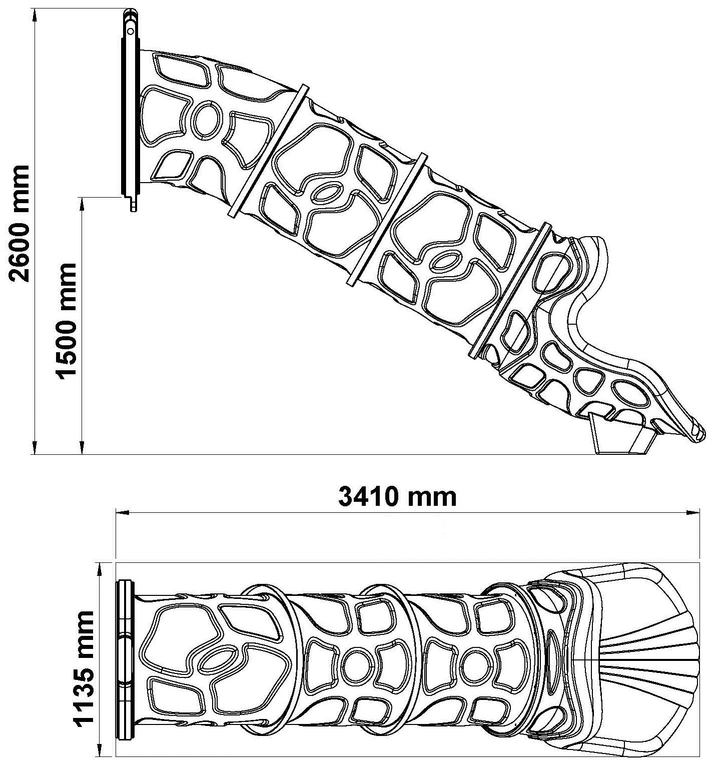 Tobogan tub (H-1.5m)