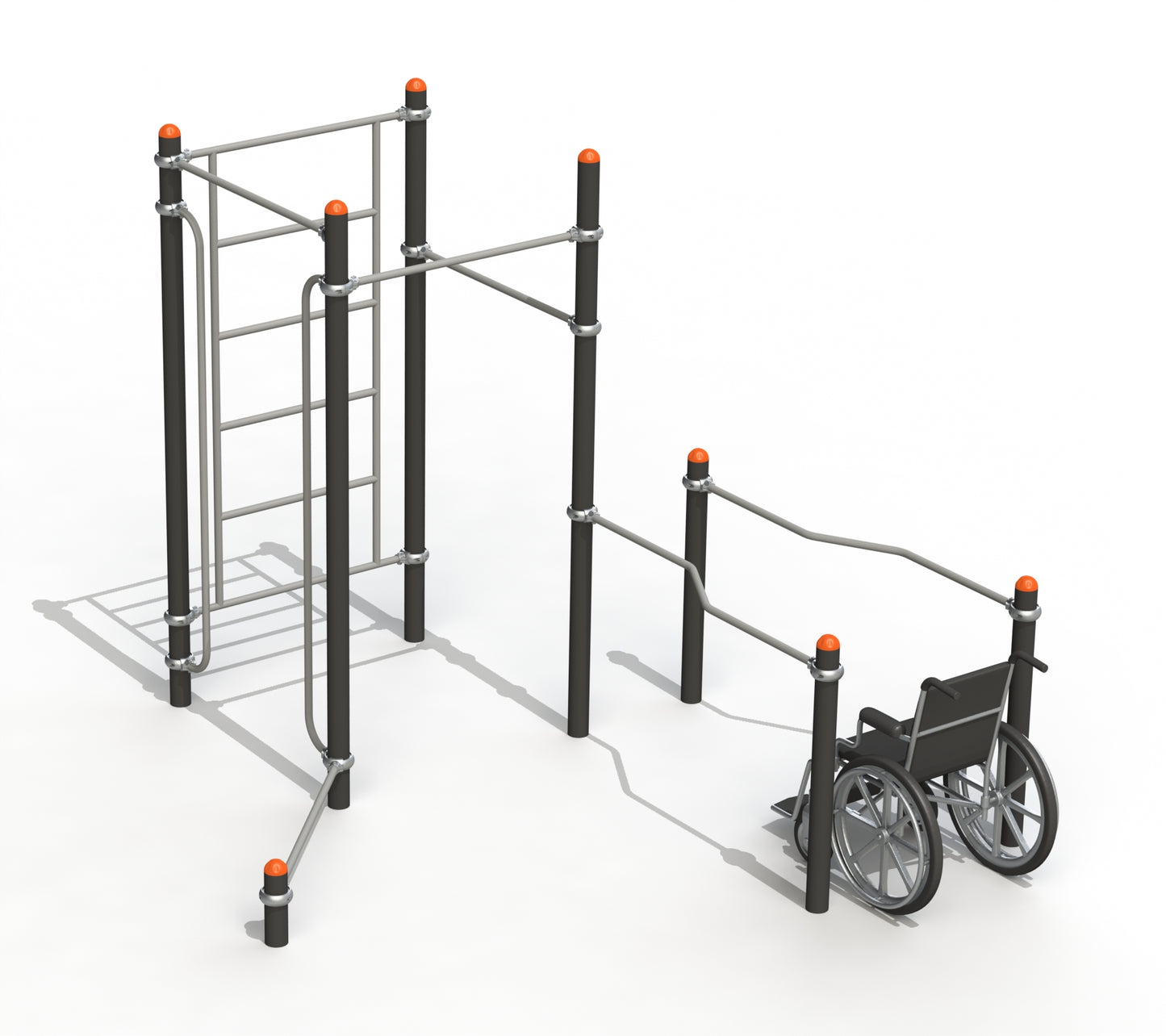 Complex sportiv "Street Workout" pentru persoanele cu dizabilitati PTP 523-11-X