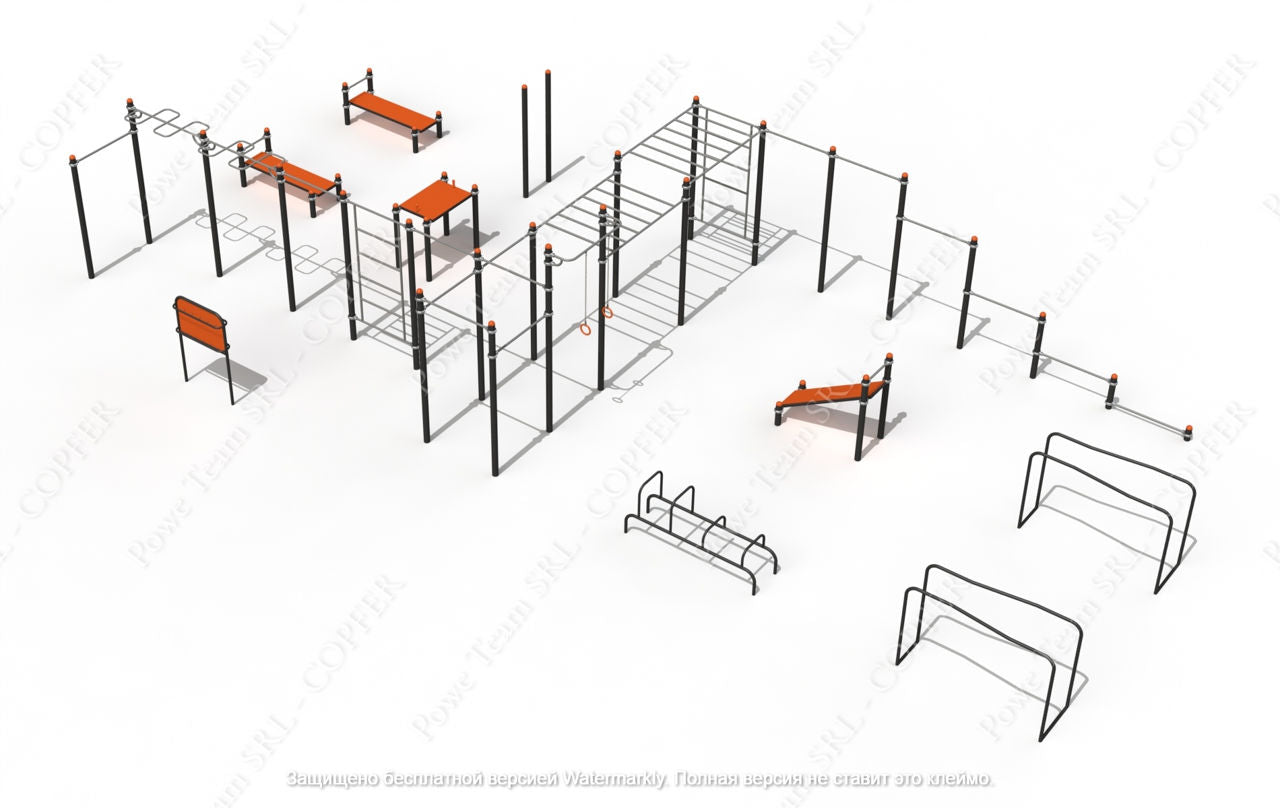 Complex sportiv "Street Workout" РТР 523-X